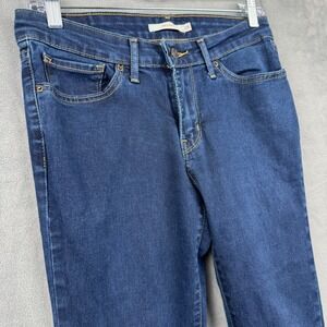 Levi's 711 Skinny Jeans Dark Wash Women's‎ Size 28W 30L
